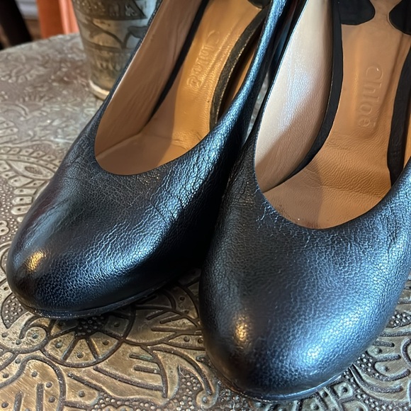 CHLOE Black Leather Pumps 👠 - Picture 5 of 8
